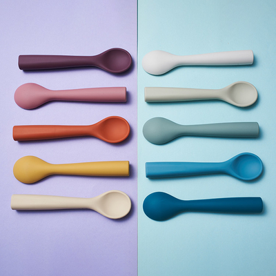 Muỗng silicone cấp thực phẩm cho trẻ em Muỗng súp trẻ em
