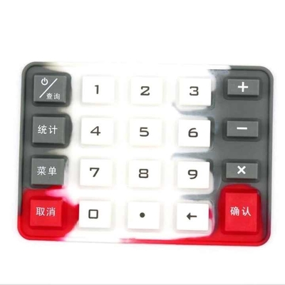 Chìa khóa cao su silicone bề mặt mờ / bóng với độ dày tùy chỉnh cho các sản phẩm
