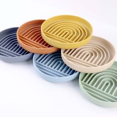 Đáy Bát Ăn Thú Cưng Bằng Silicone Chống Trượt Bát Liếm