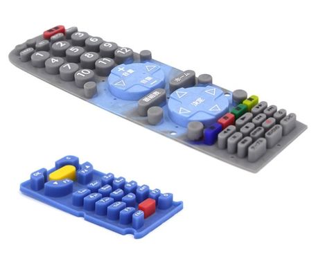 Bàn phím điều khiển từ xa silicone màu pantone không độc hại