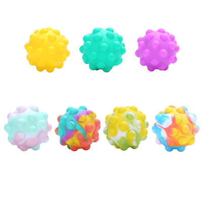 Đồ chơi bóp bóng dành cho trẻ em 3D Round Silicone Sensory Pop Ball Đồ chơi cao su tùy chỉnh