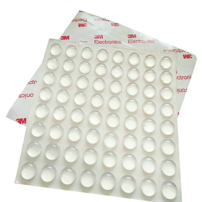 Miếng đệm chân tùy chỉnh cao su silicone trong suốt tự dính