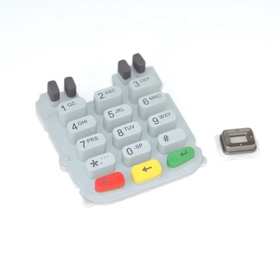 Bàn phím máy POS cao su silicone cho Verifone