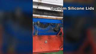 Nồi silicon tùy chỉnh có nắp đậy thương hiệu của bạn